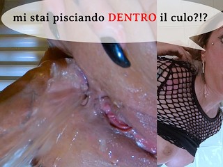 ANAL Italian Mature MILF: “PISS IN MY ASS!” “OK! but first I Smash your Hole!”