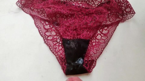 Cum on step sister soaked panties