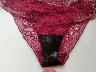 cum in panties, solo male, fetish, handjob