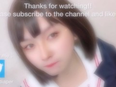 男の娘、極小貞操帯つけてオムツにおしっこ - Screenshot 16 of 16 - Japanese