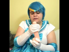 SAILOR MERCURY JOI JERK OFF INSTRUCTIONS SAILOR MOON ANIME COSPLAY