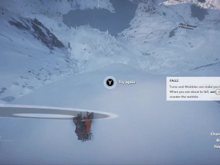 Letting the Mountain Fuck me while trying to Sled Down..