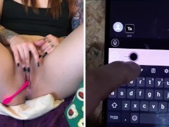 Boyfriend makes me squirt controling vibrator from work