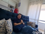 Preview 2 of Goddess Kiffa and Mr Pine - Giantess Pov 1 - Wife is mad at husband and step on him merciless - FOO
