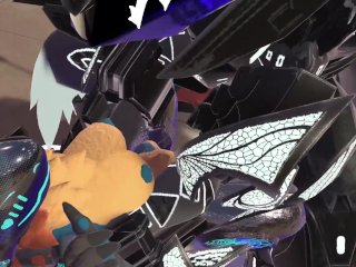 Mommy protogen furry gets fucked hard by Zetagen