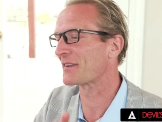 DEVILSFILM - Sexy Gia DiBella Flirts With Her Neighbor To Have Some Naughty Fun