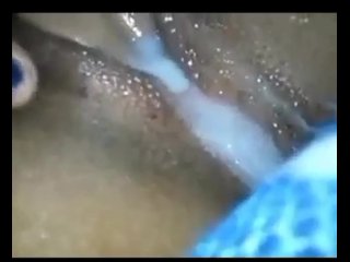 Ebony pussy cumming hard