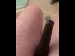 Another jerk & cum session in the tub. 