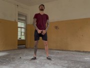 Preview 3 of Almost caught masturbating in an abandoned building🔥💦