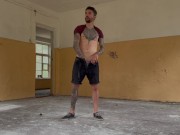 Preview 5 of Almost caught masturbating in an abandoned building🔥💦