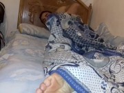 Preview 3 of Boy fucking girl hardly without condom on bed to make her pregnant, very sexy anal work