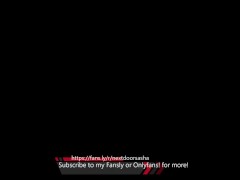 Sexy MILF teases in tight black dress