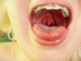 中かっこ口ツアービデオ-クローズアップボアFetish-舌の唾液