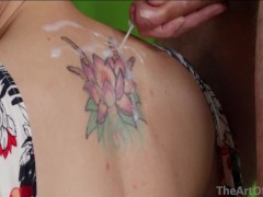 Cum on back!