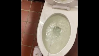 public piss // park restroom