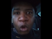 Preview 4 of MCGOKU305 GETTING A DEEPTHROAT  FROM 2 GIRLS IN THE BACKSEAT OF HIS ROLLS ROYCE AS HE RAPS