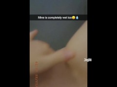 Naughty girls! Sexting my step sister on Snapchat until we want SEX (Add me @joyliii_real)