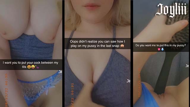Секстинг моего сводного брата в Snapchat, пока он не трахнет меня и не кончит в мою киску (@real.joyliii добавить меня)