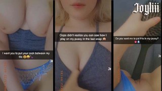 Sexting My Stepbro On Snapchat Until He Fucks Me And Cums In My Pussy Joyliiiiiiiiiiiiiiiiiiiiiiiiiiiiiiiii