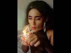 Petite Latina Smoke & Blow Clouds - 38