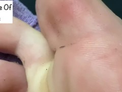 Tired After work feet, toes to AC (foot fetish) - GlimpseOfMe 