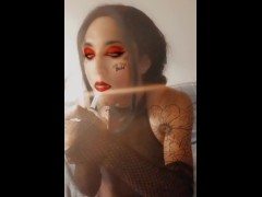 Petite Latina Smoke & Blow Clouds - 45