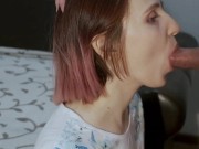 Preview 2 of Сute girl fucked in the mouth