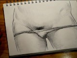 Do you want to see what is under my panties? Pussy drawing.
