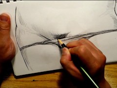 Do you want to see what is under my panties? Pussy drawing.