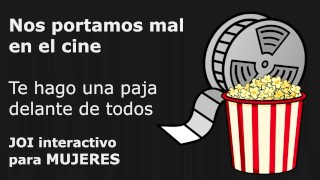 Audio JOI Interactive For MUJERES Voz De HOMBRE Audio Espaol ESPAA Te Invita Al Cine