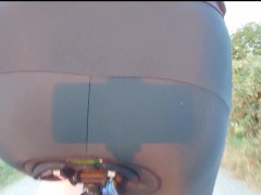 Dicker Arsch auf dem Fahrradsattel 1 - Screenshot 4 of 16 - Nahaufnahme