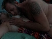 Preview 1 of Titty Sucking and Fucking. Daddy buries his dick in me and sucks on my Titties!