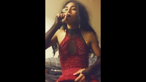 Petite Latina Smoke & Blow Clouds - 81