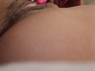 Cum Twice; Close up Clit Orgasm with Toy