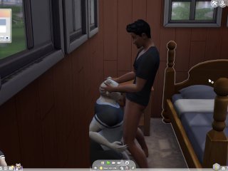 sims 4, cartoon, blowjob, wicked whims sims 4