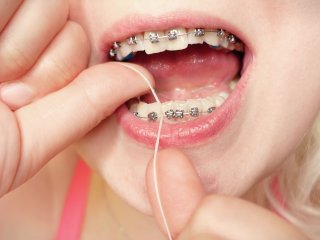 teeth, floss, dental, tongue