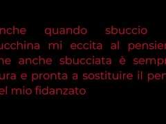 infilarsi la zucchina per le fantasie femminili è l'ortaggio ideale per bagnarsi