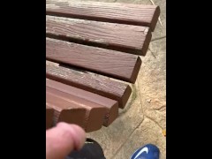Pee desperation outdoors piss fetish self pee in crowded place - Screenshot 10 of 16 - Cant Hold It