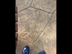 Pee desperation outdoors piss fetish self pee in crowded place - Screenshot 6 of 16 - Pissing Outdoor