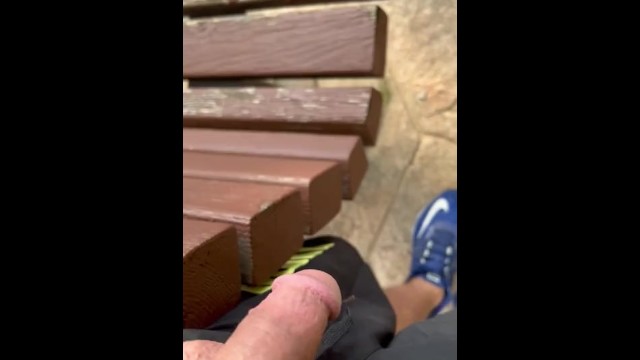 Pee desperation outdoors piss fetish self pee in crowded place