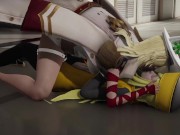 Preview 5 of Guilty Gear Millia Rage is subjected by Ramlethal Valentine hot Lesbian sex