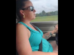 I let guy film me in mini dress while I drive on the highway