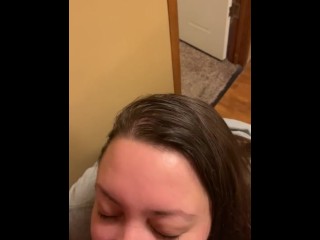 Huge Cumshot Covers my Face!