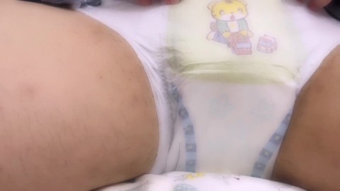 Teen wets baby pull-ups Pampers[Day 6]