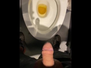 restroom, run, exclusive, big cock