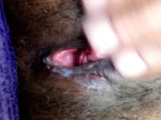 black wet pussy play