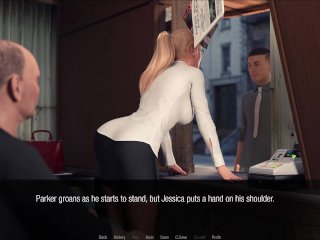 teen, blonde big tits, hot blonde, pc gameplay