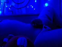 Femboy teasing herself 