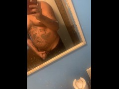 jerking off in the mirror | mirror fun baby wanna join?😘