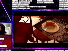 PETITE ELIZABETH GETS HER BALD PUSSY PLOWED IN, WHILE HOT CUM IS SPRAYED ON TOP OF HER